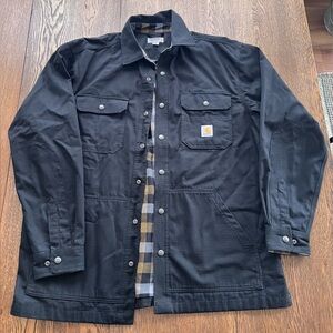 Carhartt black mens lightweight jacket large